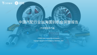 中国汽配行业出海国别机会洞察报告  